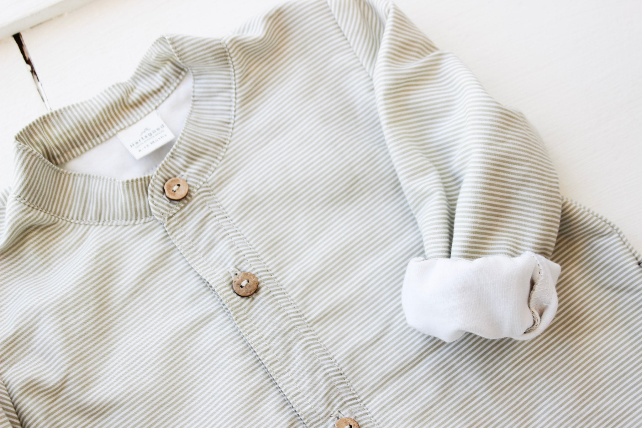 Lourens lined Shirt | Olive Stripe