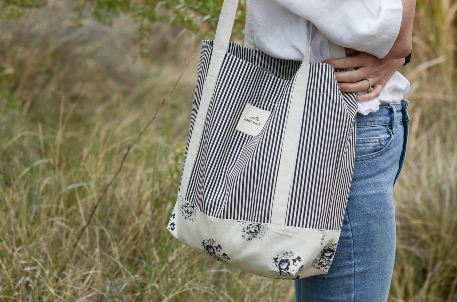 Tote bag | Navy Lines