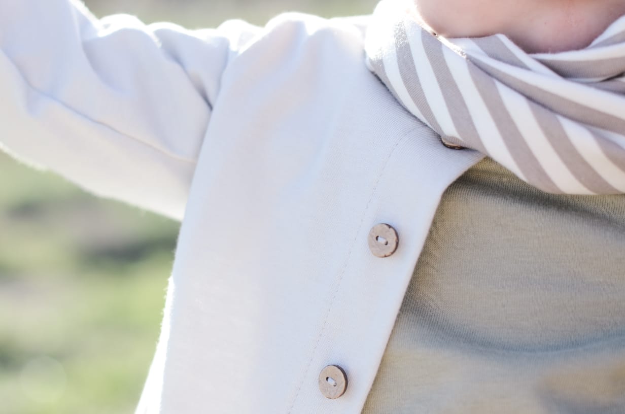 Long Sleeve Tee/Cardigan | Steel Grey