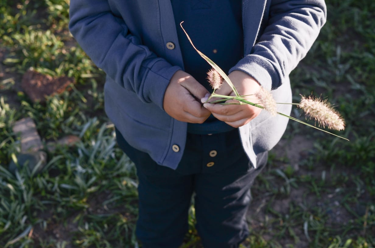 Jean Hooded Cardi | Dusty Blue