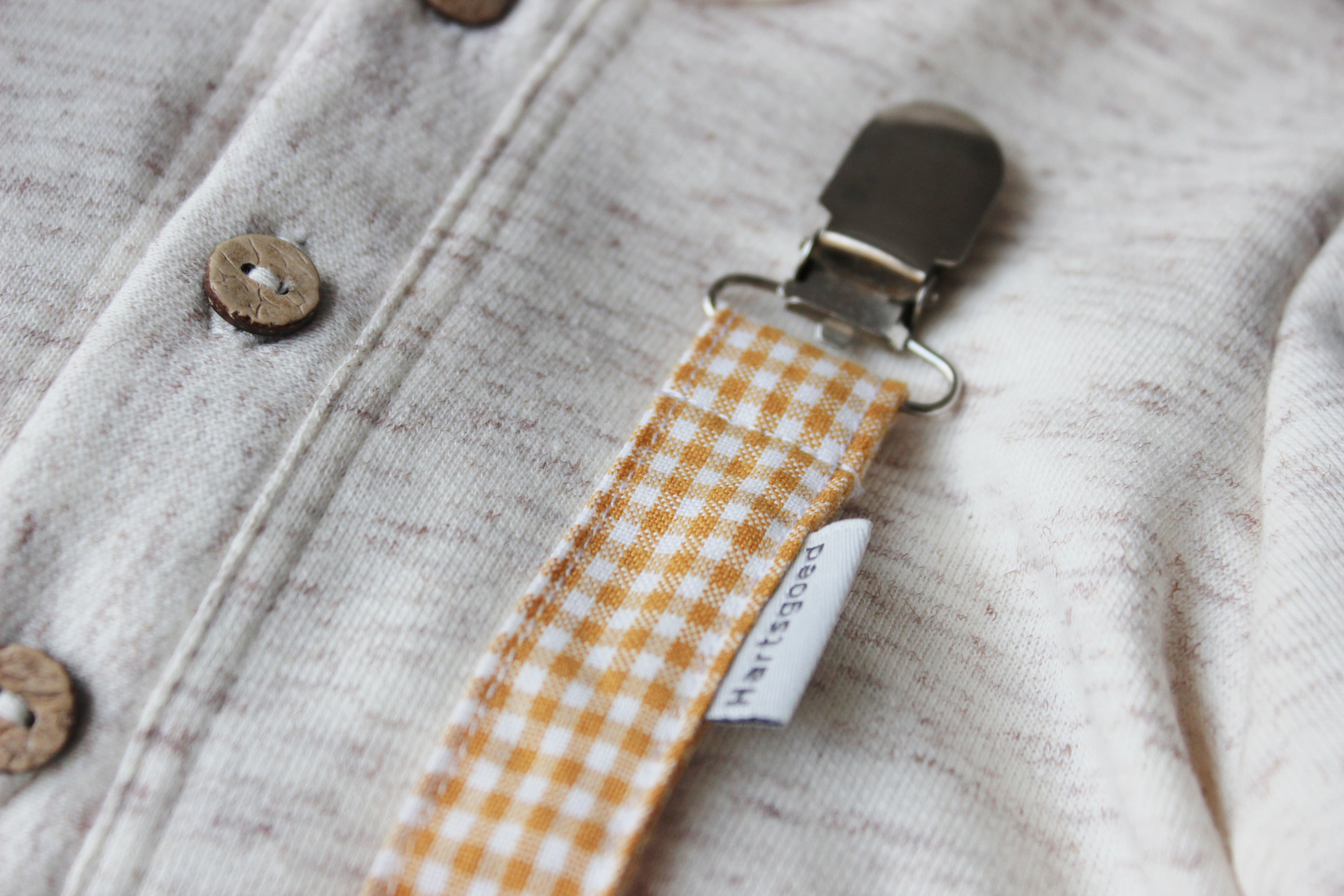 Dummy clip | Mustard Gingham