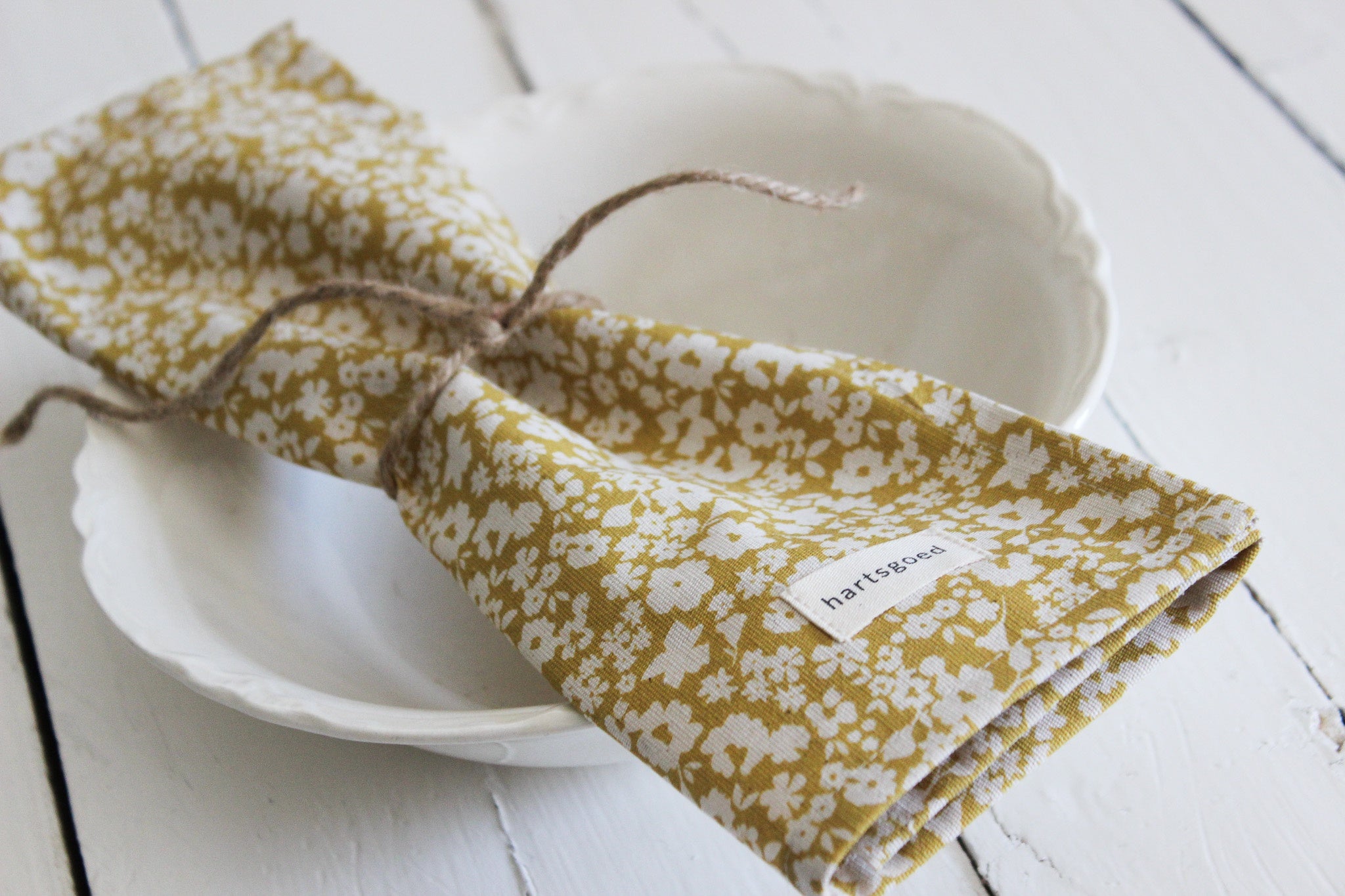 Napkin set of 2 | Mustard Fields of Flowers