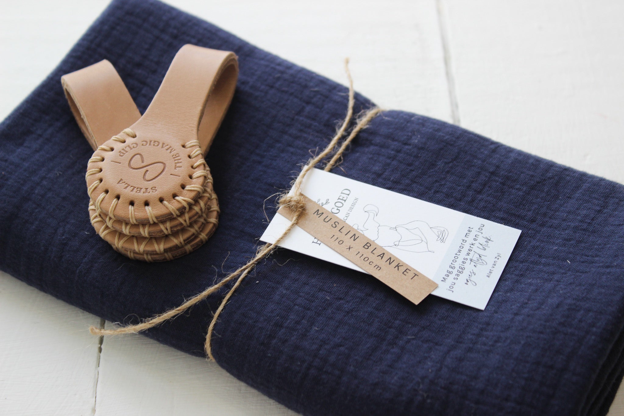 Muslin Blanket | Navy