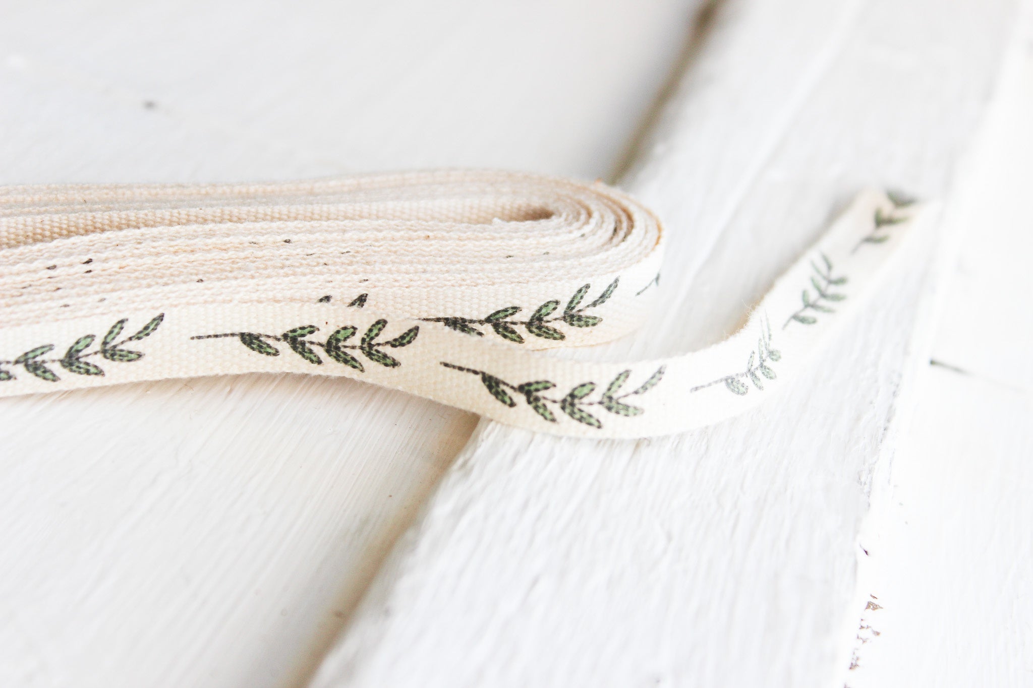 Ribbon 4m | Green Leaves