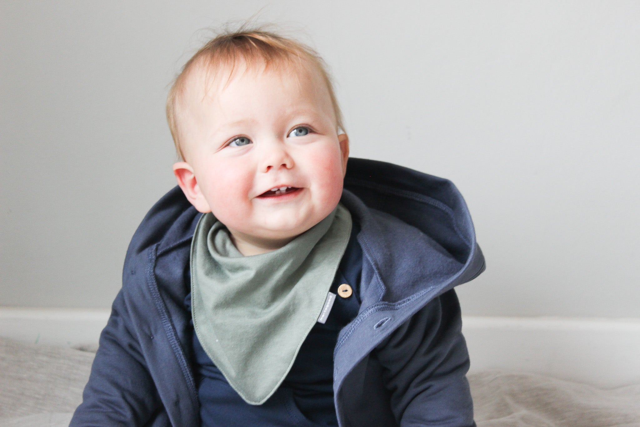 Jean Hooded Cardi | Dusty Blue