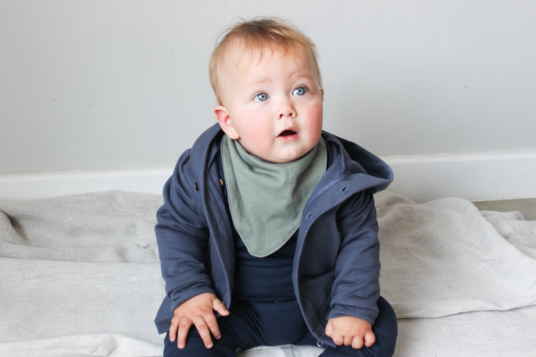 Jean Hooded Cardi | Dusty Blue