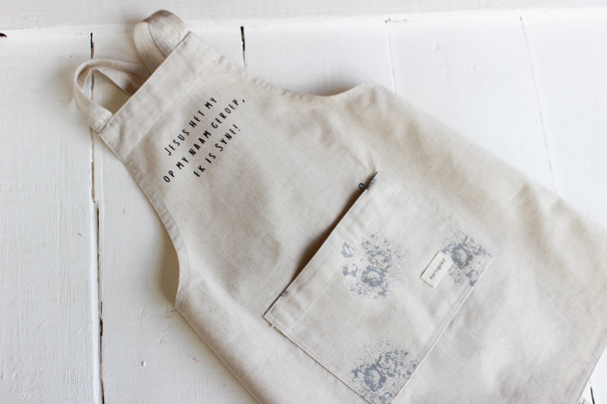 Kiddies Cross Back Apron | Op my naam geroep