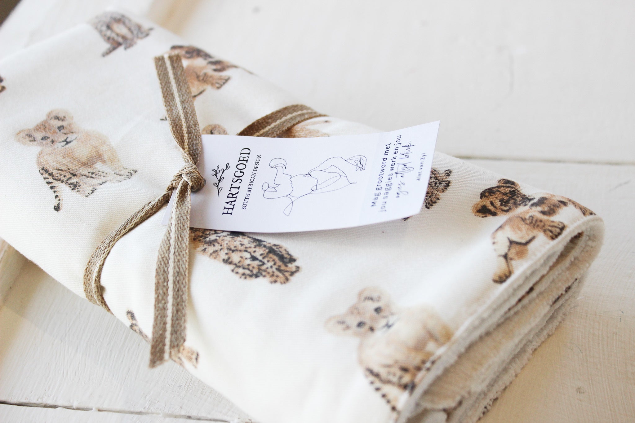 Burp Cloth | Lion cub