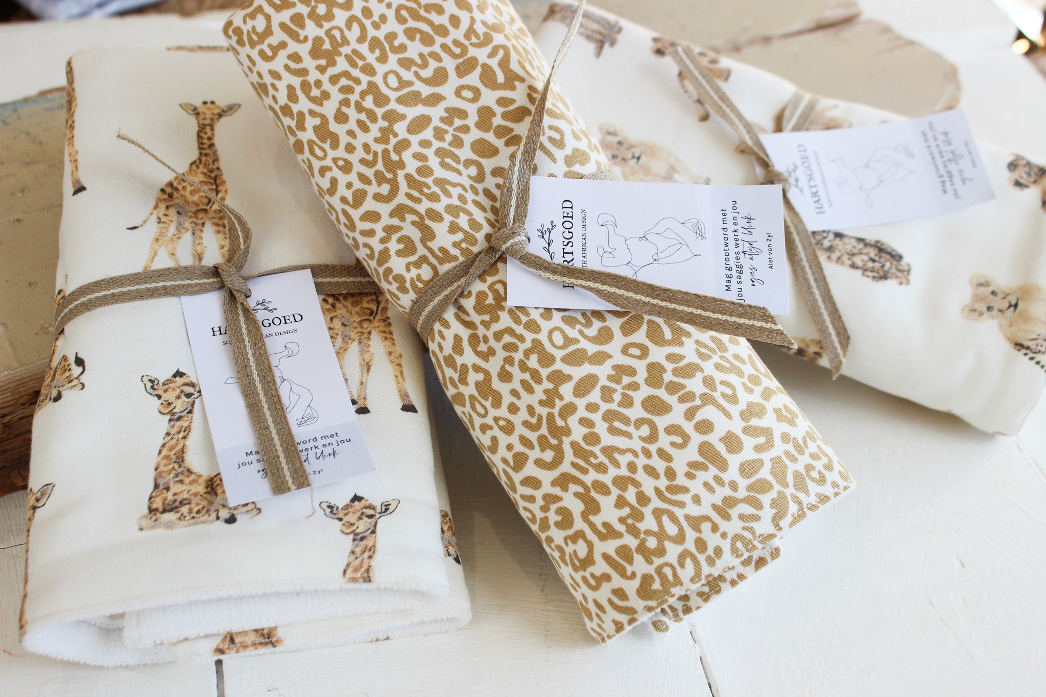 Burp Cloth Set of 3 | African Wildlife