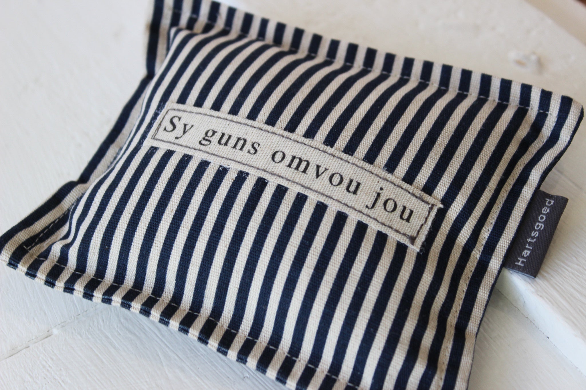 Linen Microwaveable Heating Bag | (S) Navy