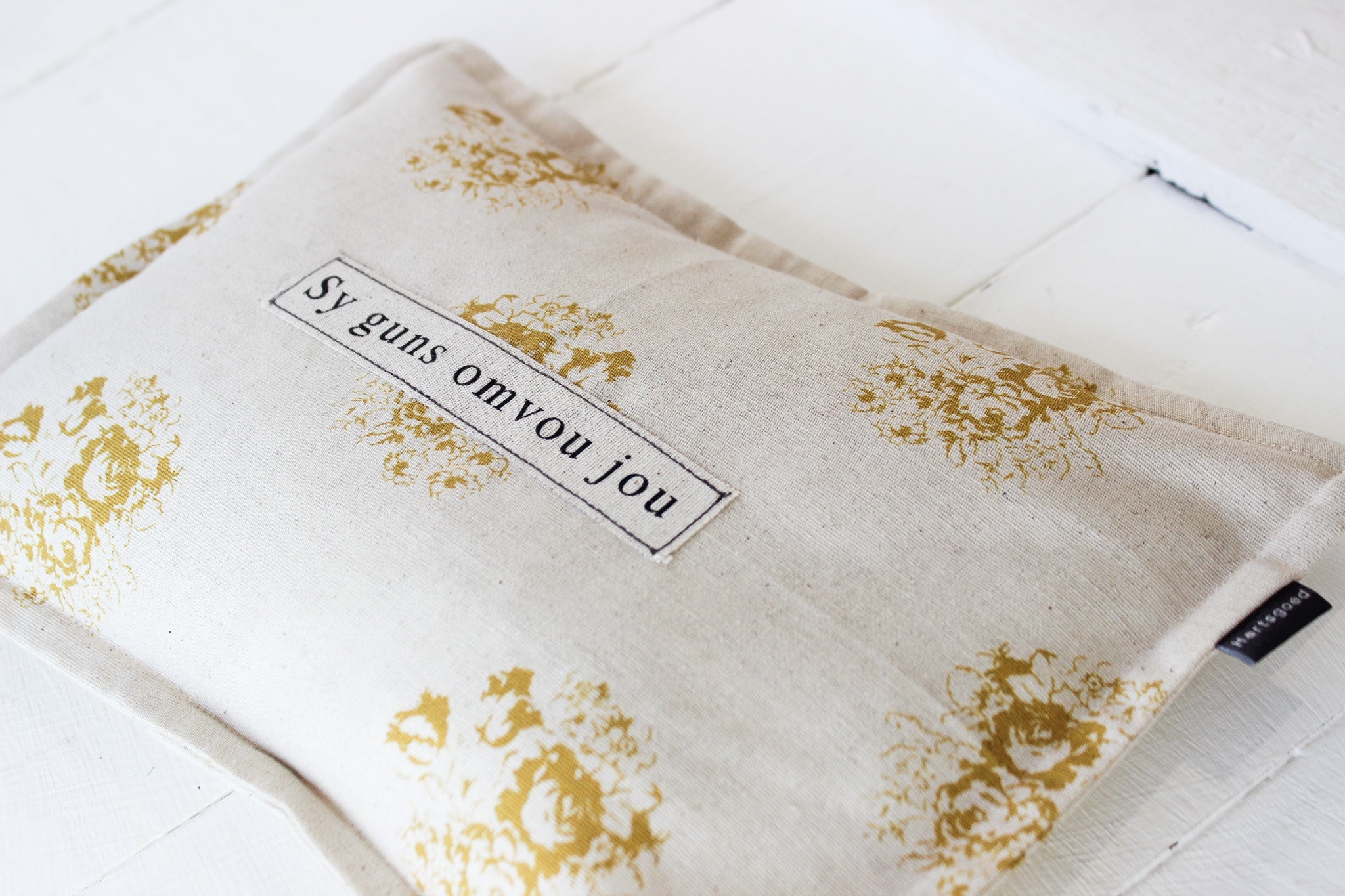 Linen Microwaveable Heating Bag | (L) Mustard