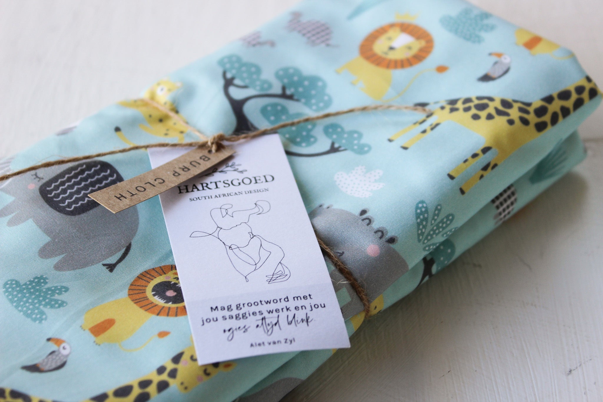 Burp Cloth | Visiting the Kruger