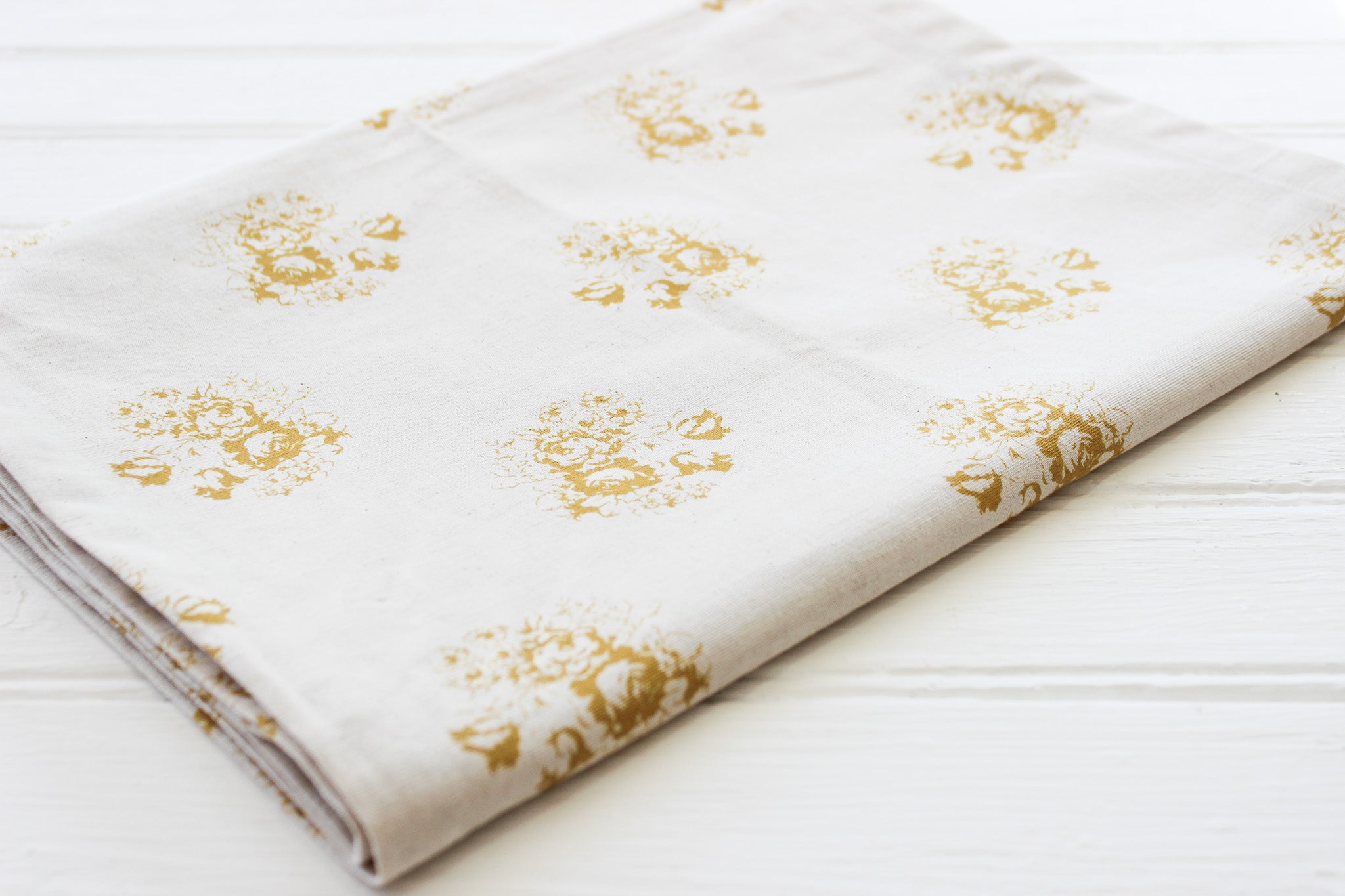 Table Runner 230 x 40cm | Mustard Country Florals