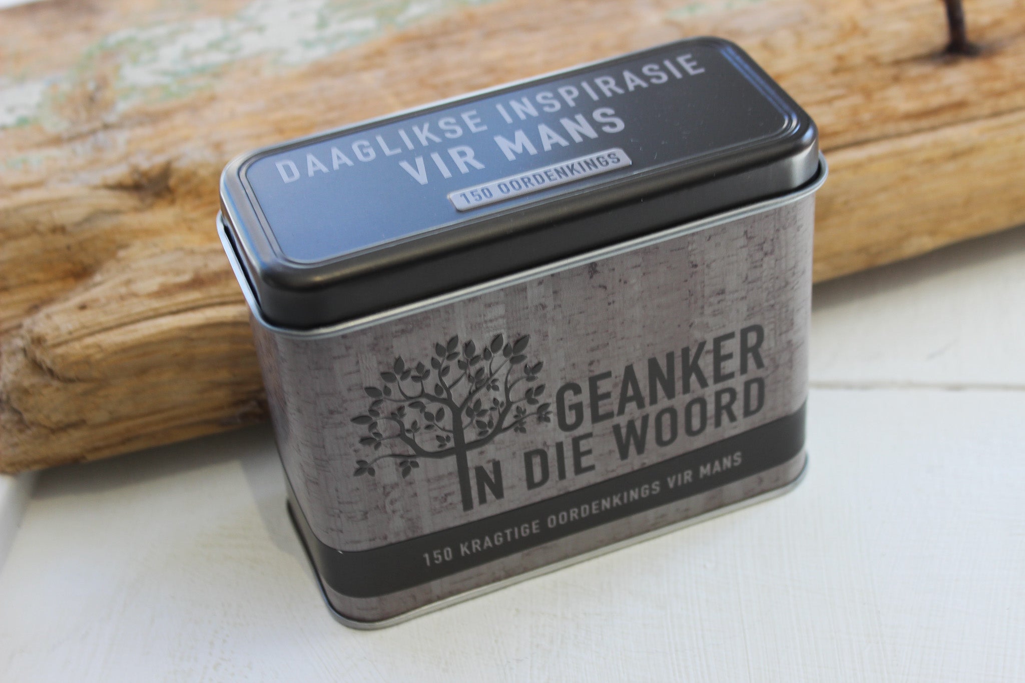 Cards in tin | Geanker in Woord