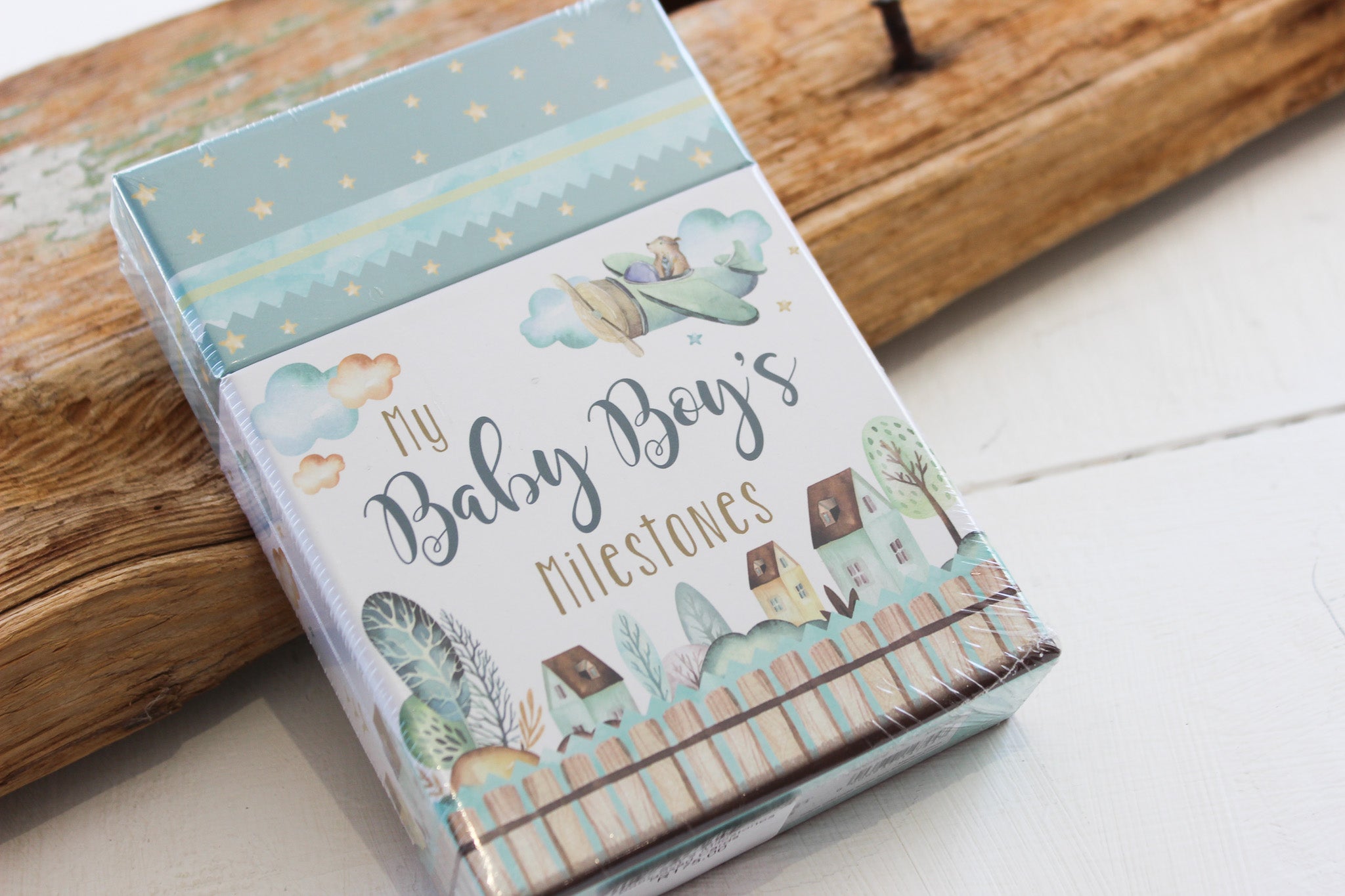 Baby Boy's Milestones Boxed Cards