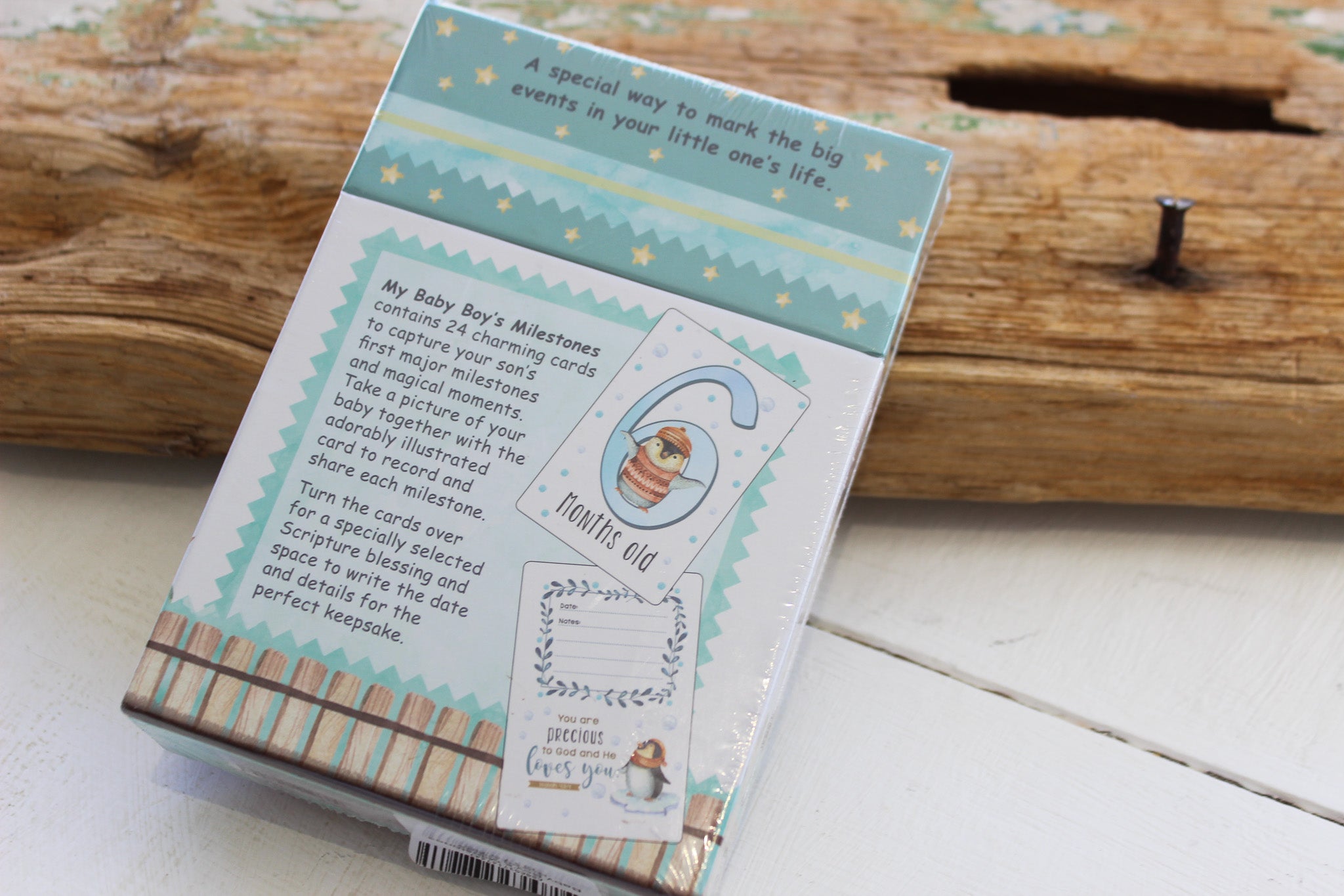 Baby Boy's Milestones Boxed Cards