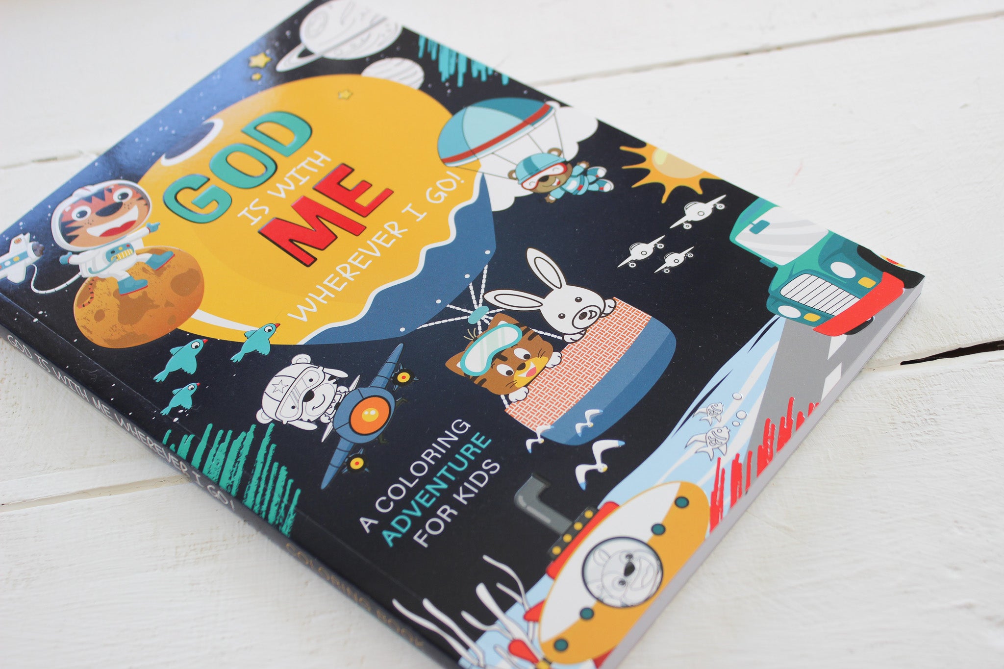 God is with me Coloring Kids