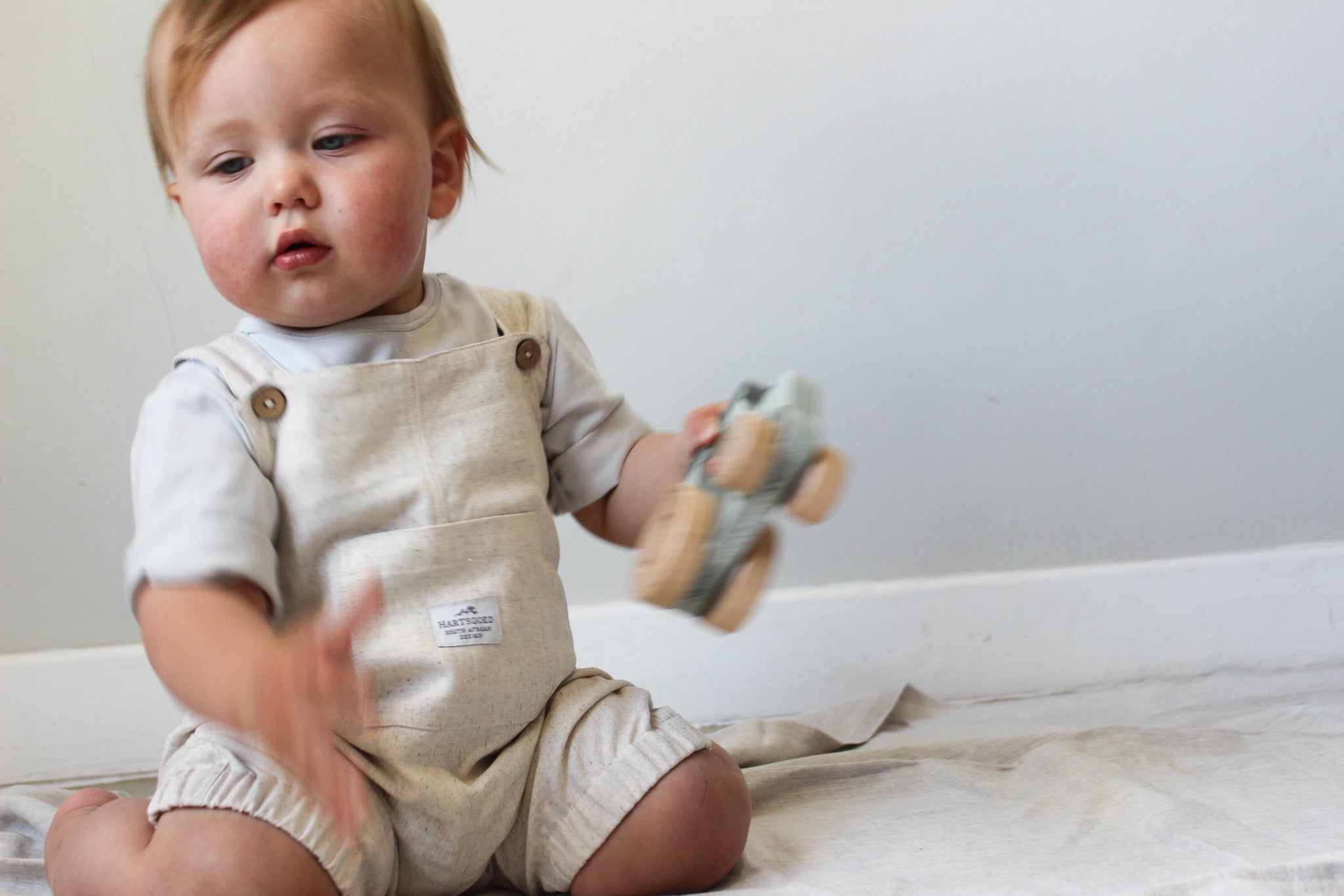 Stiaan Dungaree | Natural Linen