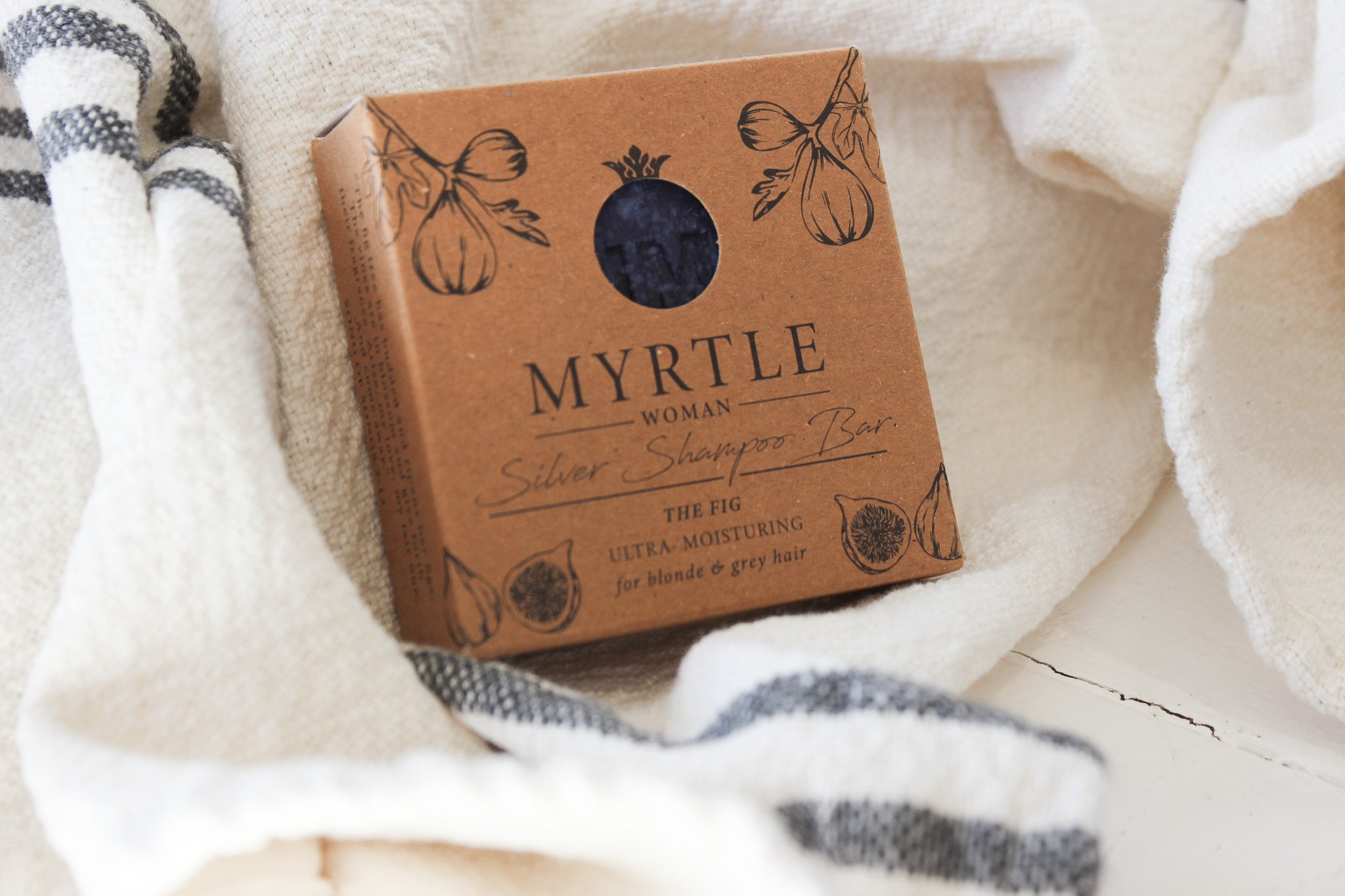 The Fig | Silver Shampoo Bar  (Blond & Grey Hair)