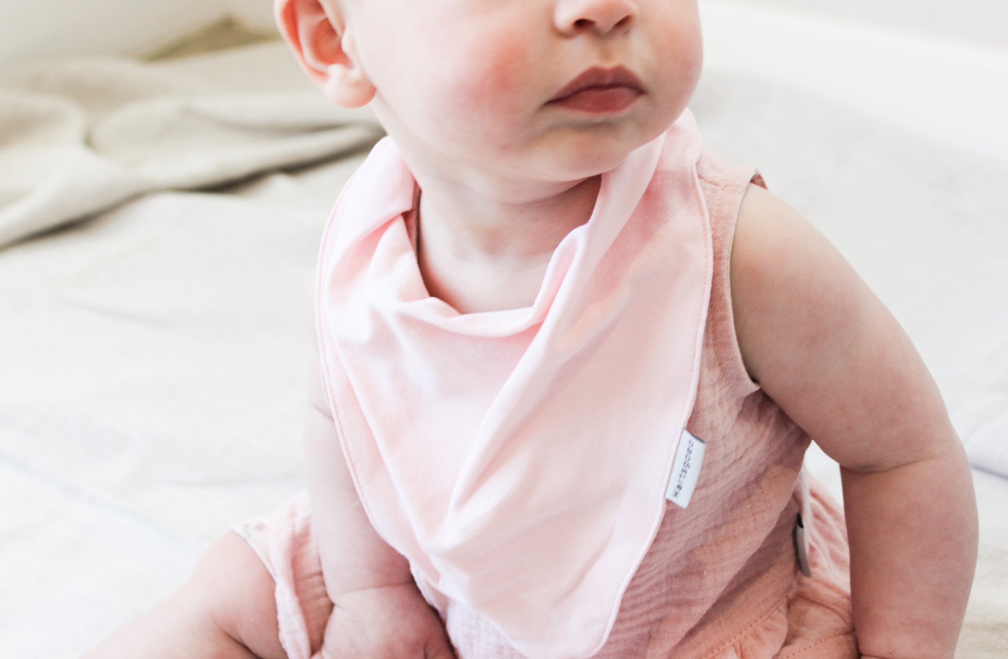 Bandana Bib | Blushing Bride