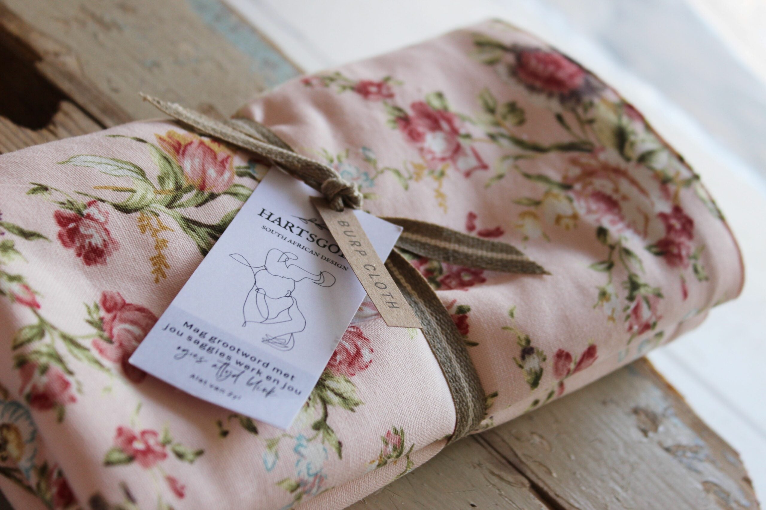 Burp cloth |  Grandma's Garden