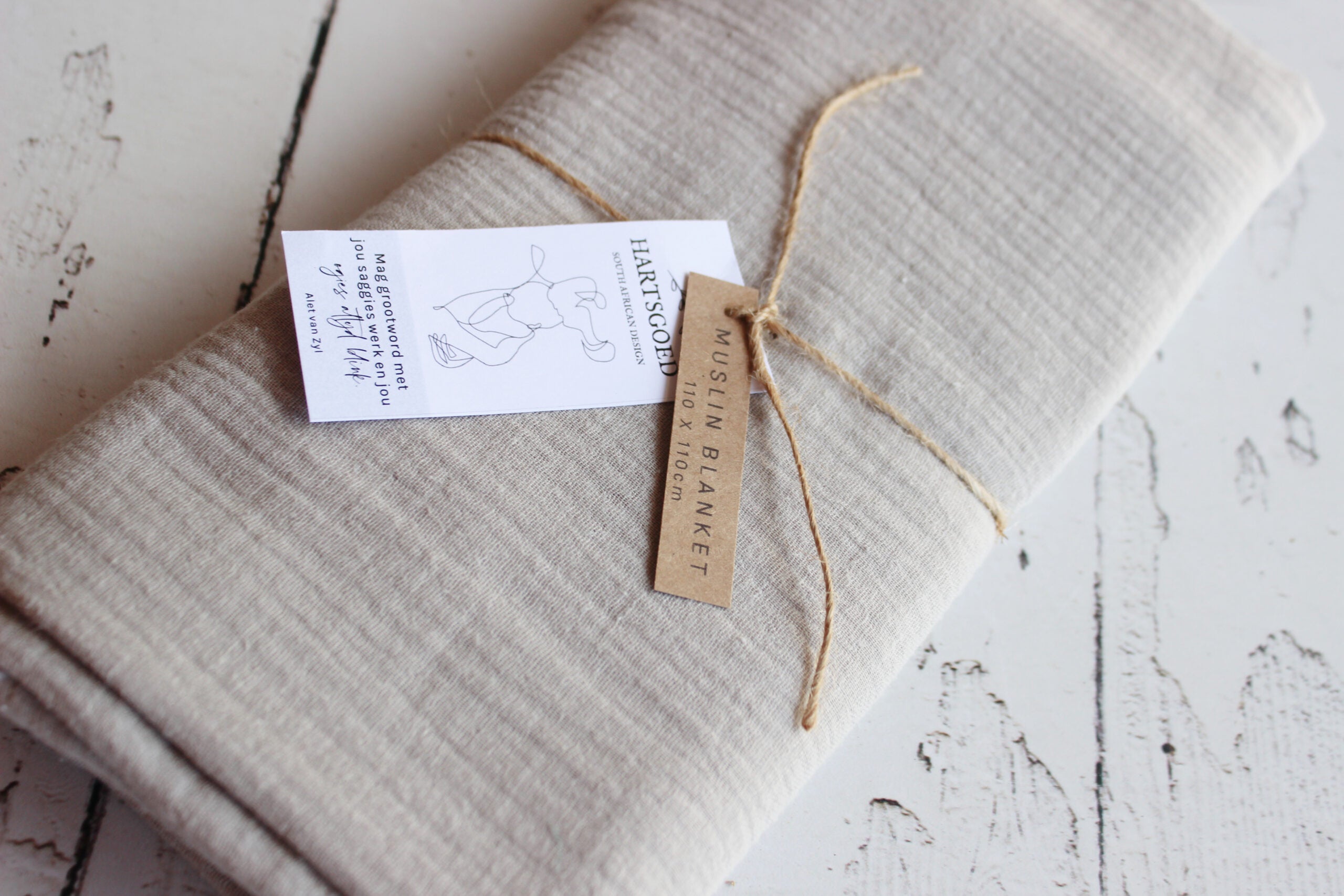 Muslin blanket  |  Olive