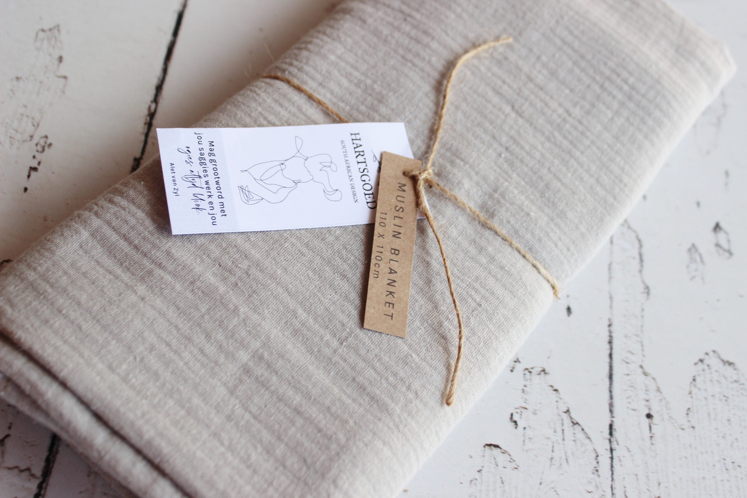 Muslin blanket  |  Olive