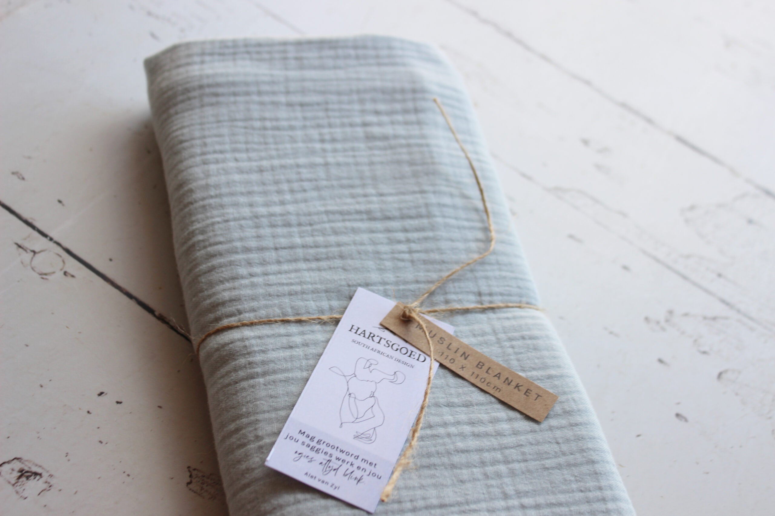 Muslin blanket  |  Sage