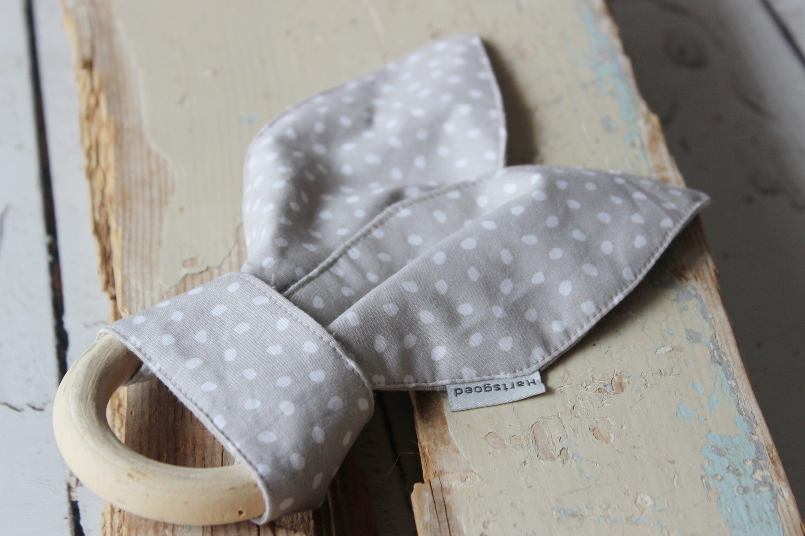 Wooden Teether | Snow on Stone