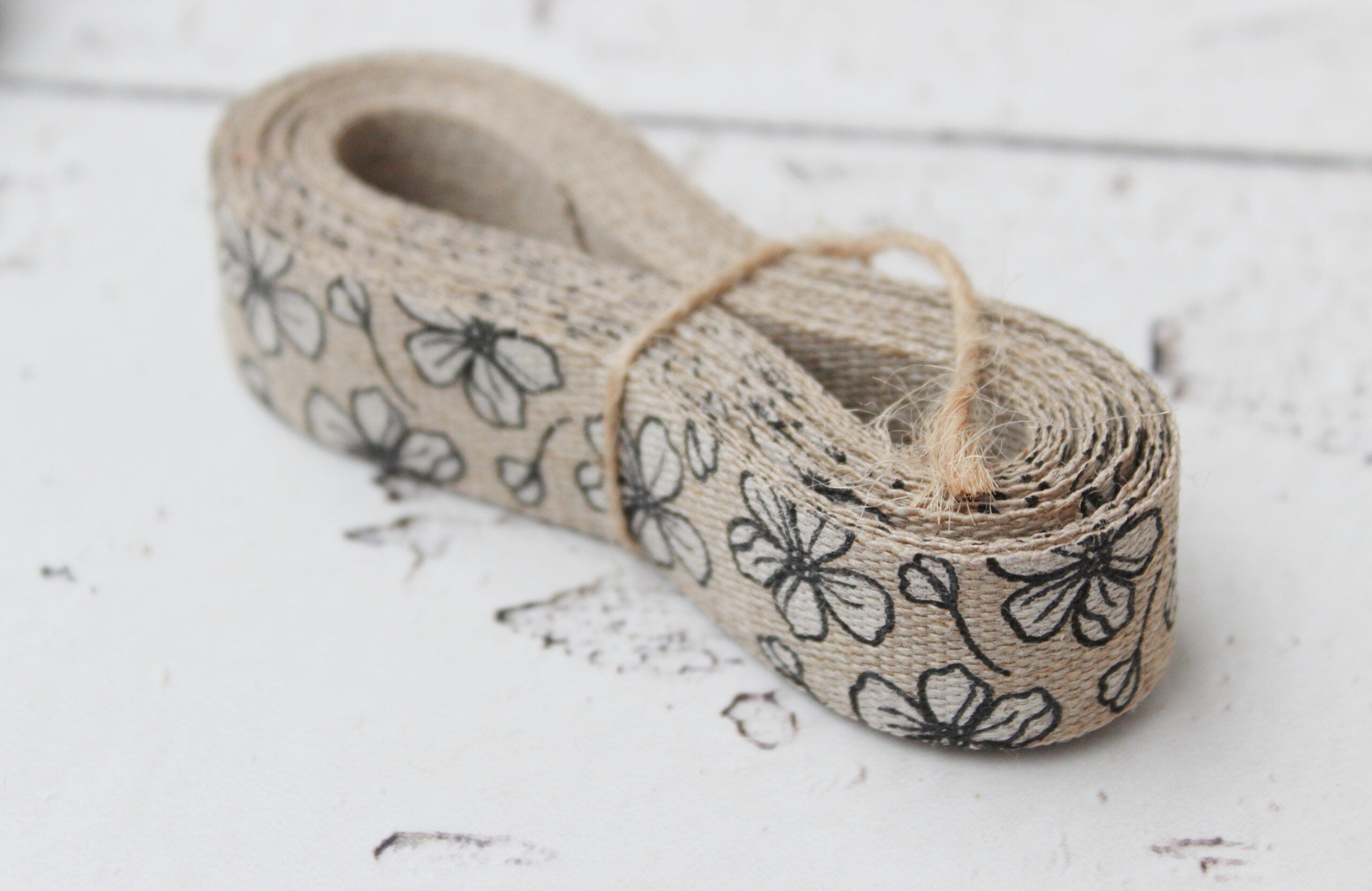 Ribbon 4m |  Kosmos on Linen