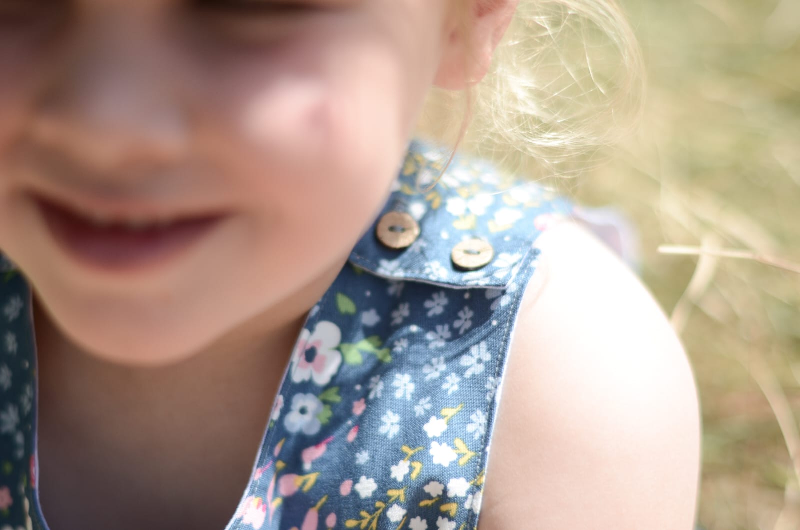 Lalie Dress | Pretty Blossoms Blue