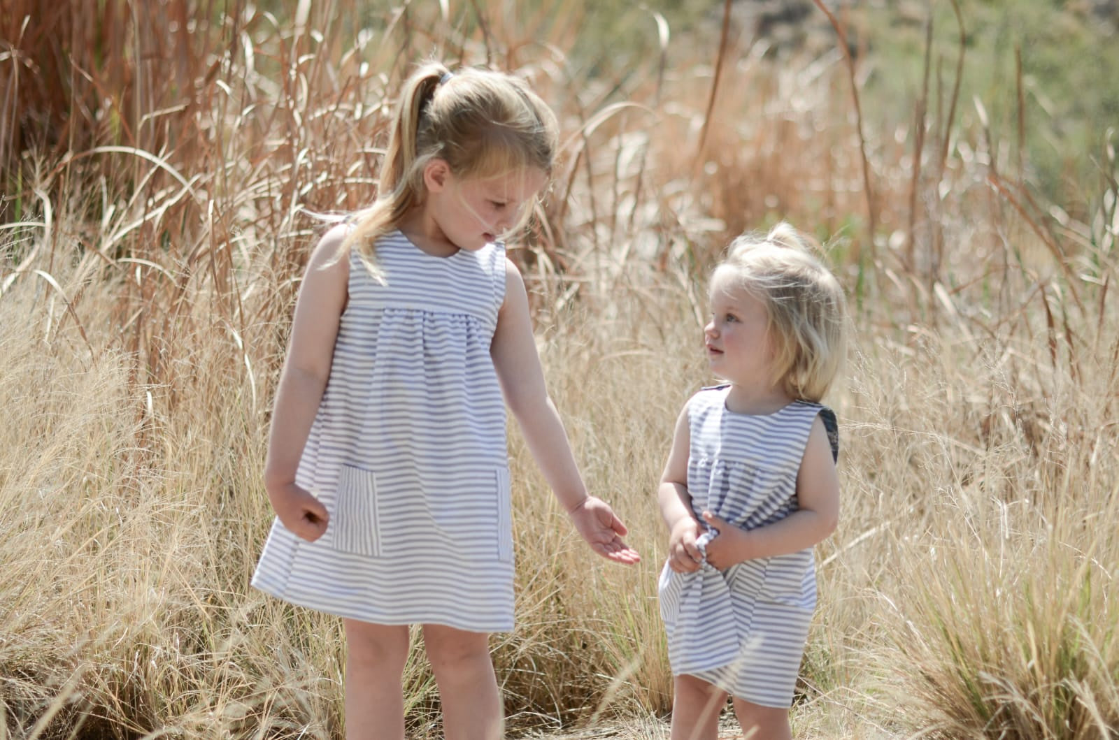Lalie Dress | Grey Lines