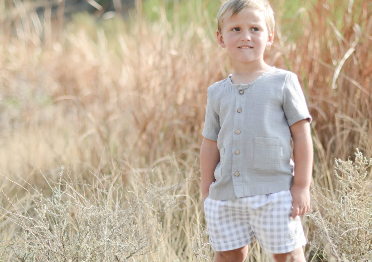 Johan Shirt | Olive Muslin