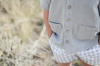 Johan Shirt | Grey Muslin