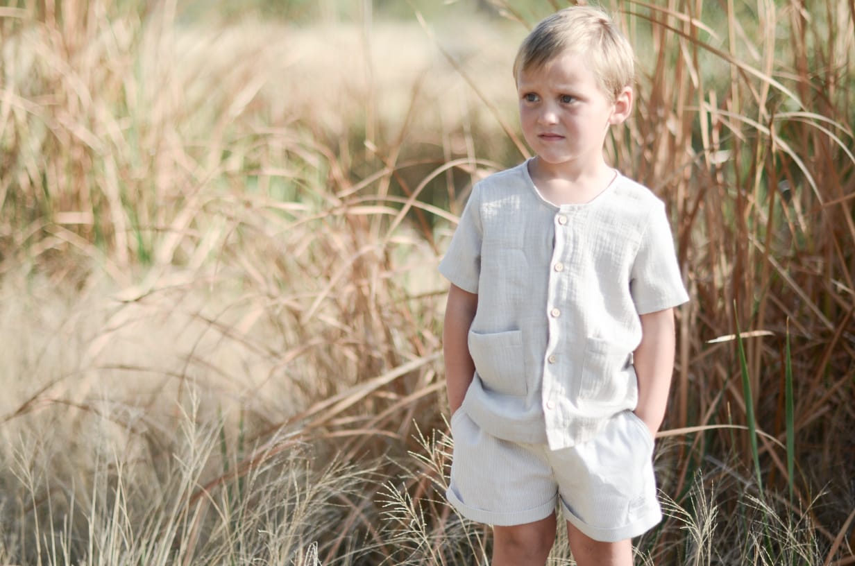 Johan Shirt | Olive Muslin