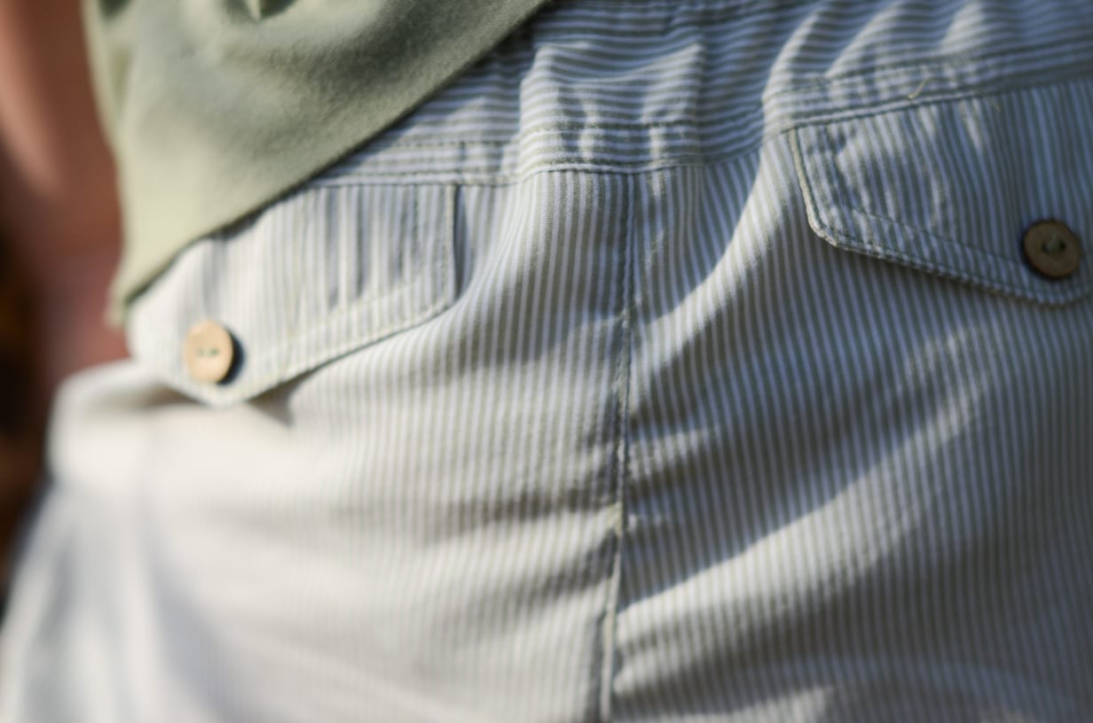Wihan Shorts | Olive Stripe