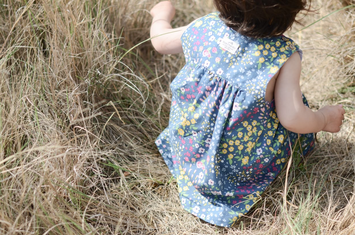 Lalie Dress | Pretty Blossoms Blue