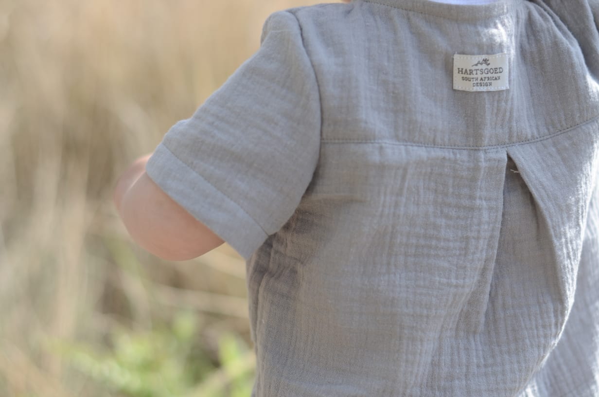 Johan Shirt | Grey Muslin