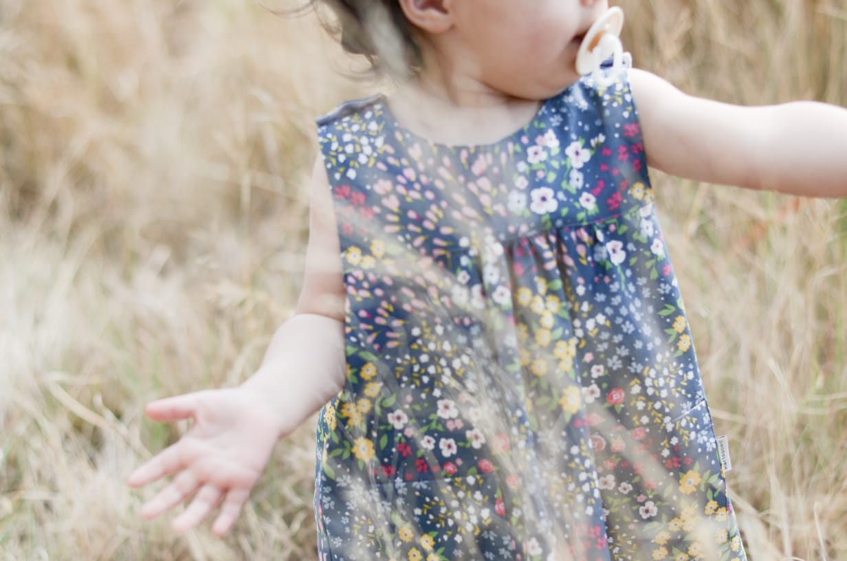 Lalie Dress | Pretty Blossoms Blue