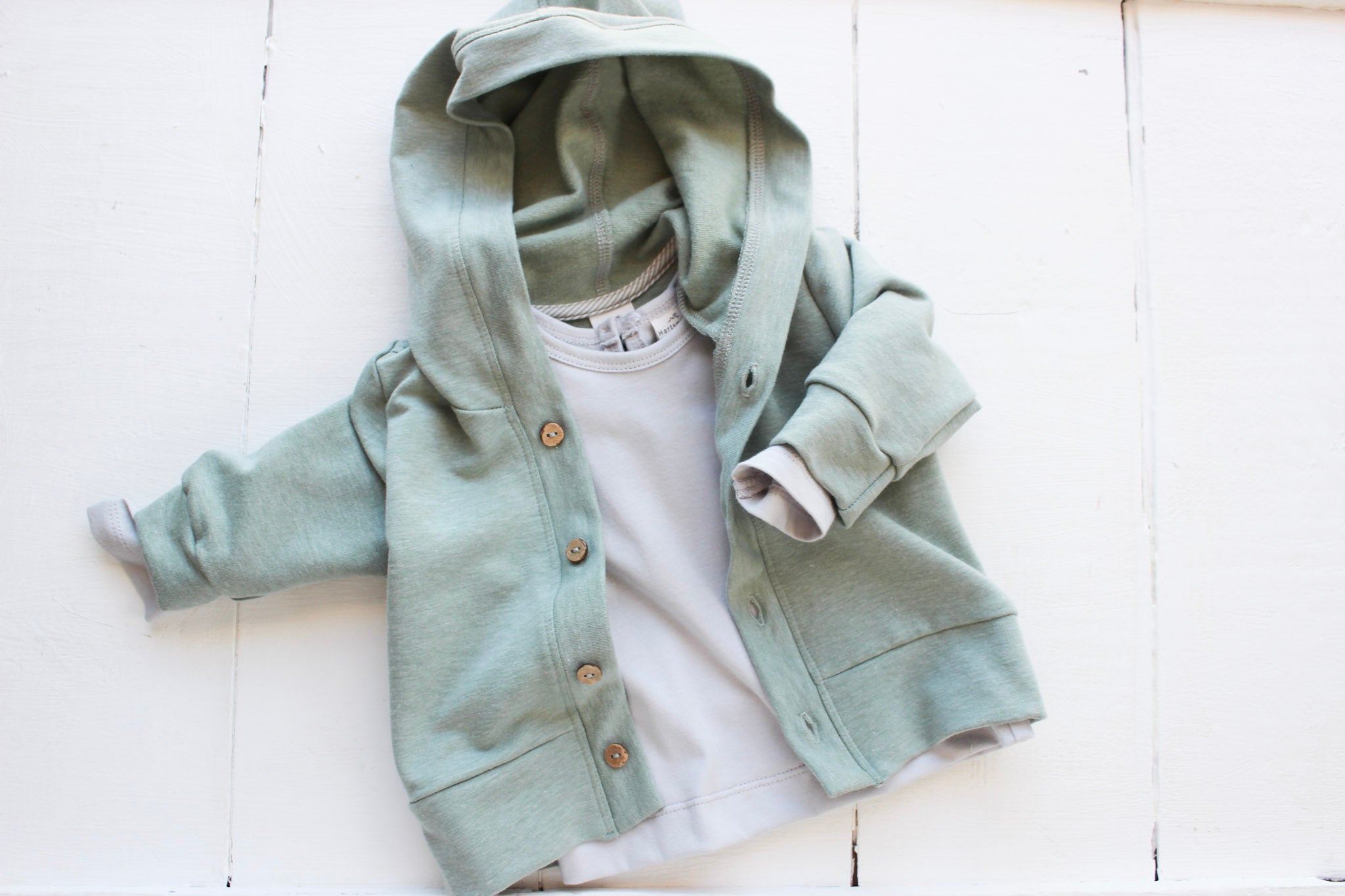 Jean Hooded Cardi | Olive