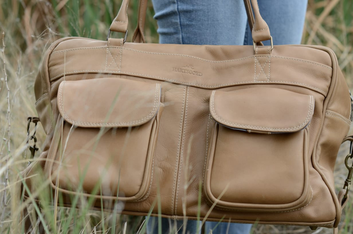 Leather Travel Bag | Caramel
