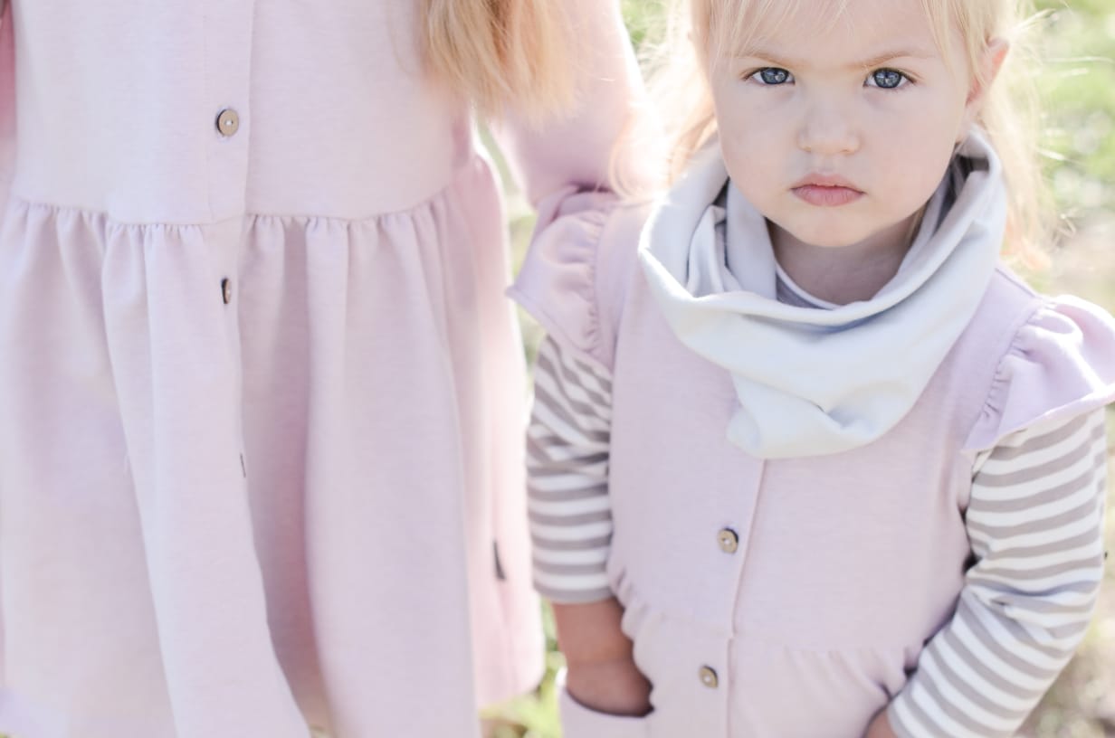 Avah Romper | Lavender Blush
