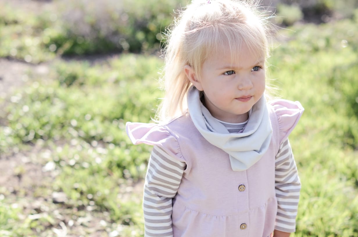 Avah Romper | Lavender Blush