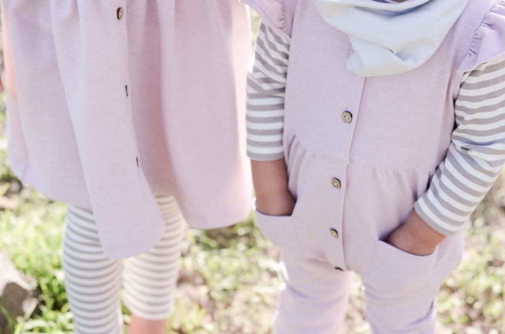 Avah Romper | Lavender Blush