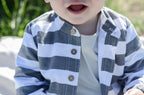 Lourens lined Shirt | Denim & White