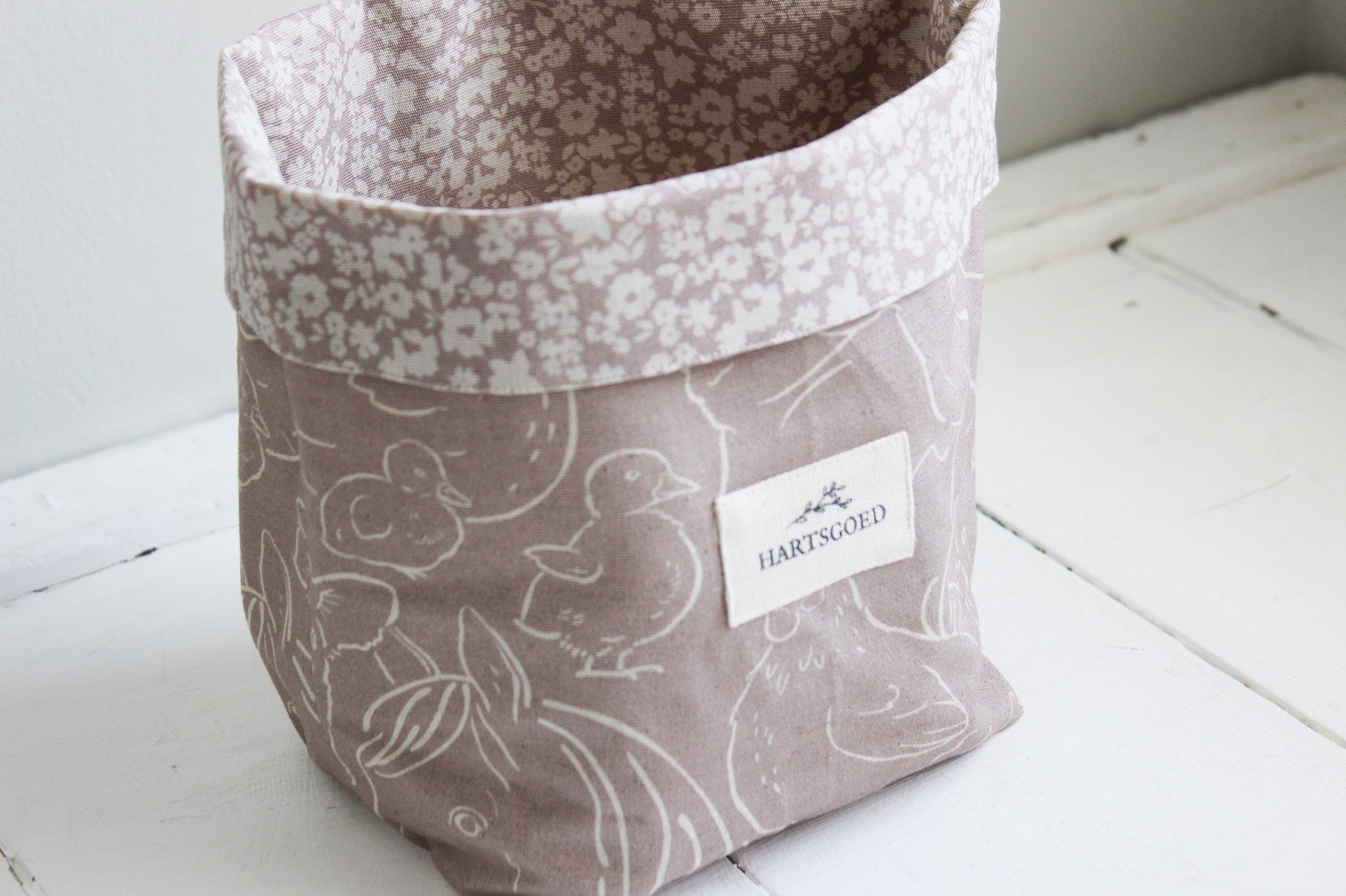 Storage Basket | Farm Animals Mauve