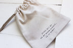Linen Drawstring | Op my naam geroep (M)