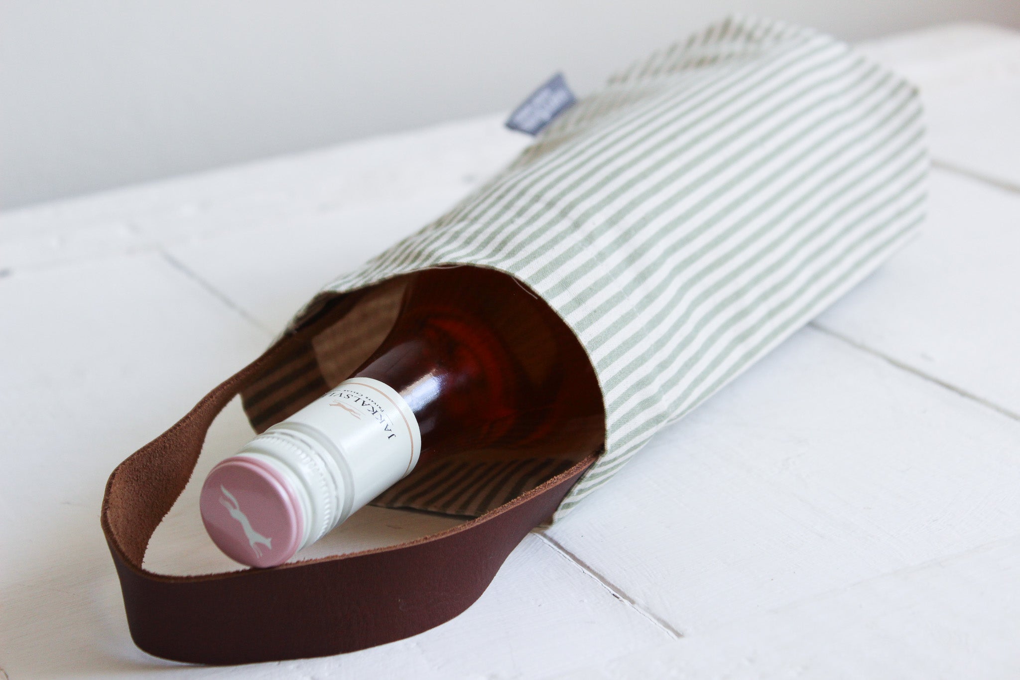 Single Wine Carrier | Olive Lines