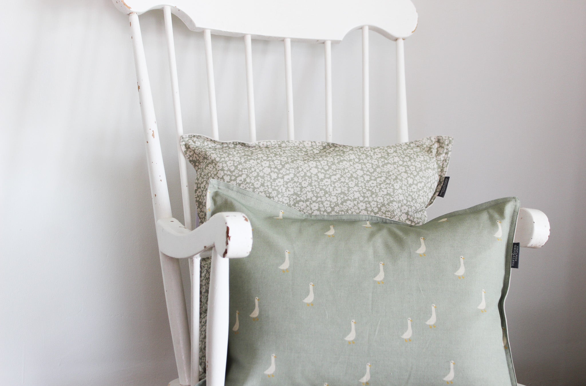 Cushion Cover | Ducks on Olive | 35x50cm