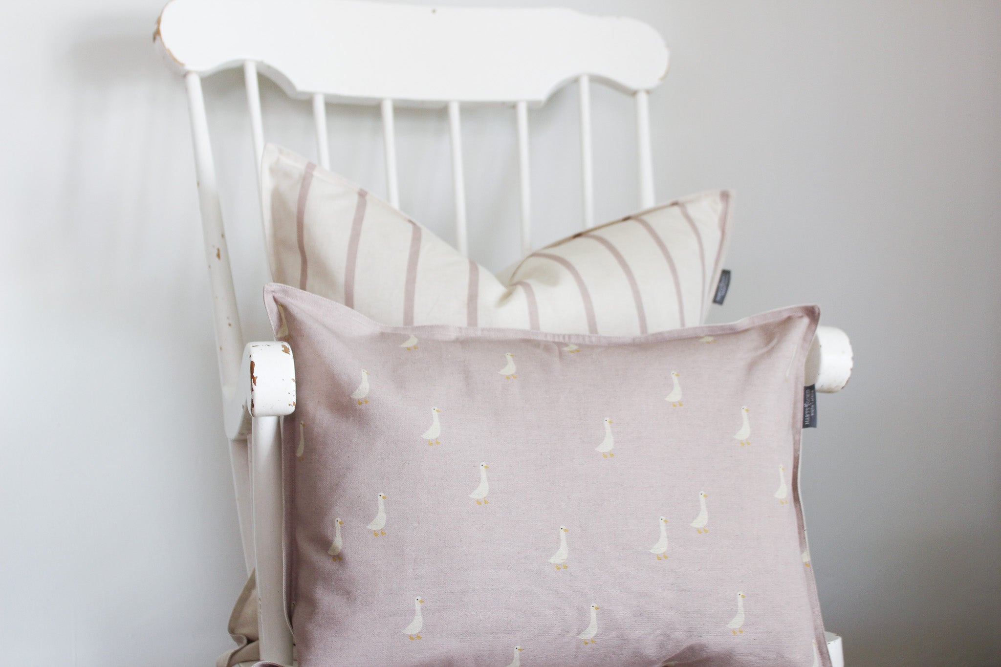 Cushion Cover | Ducks on Mauve | 35x50cm